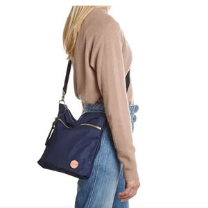 shortyLOVE Amuse Medium Crossbody Bag Purse in Navy Blue Black $158